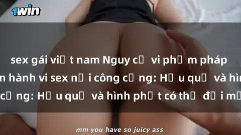 sex gái việt nam Nguy cơ vi phạm pháp luật khi thực hiện hành vi sex nơi công cộng: Hậu quả và hình phạt có thể đối mặt